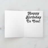 カスタムHappy 30th Birthday Sugarスカルカード カード (内部)