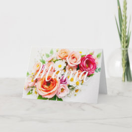 カスタムHappy Mother's Day Card - パーソナライズされた カード