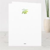 カスタムHappy Mothers Day MAMA BEARひまわりママ カード (裏面)