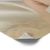 カスタムHello Worldスクリプトベビー写真 ポスター (角)