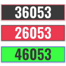 カスタムHouse Numbers – メールボックス シール