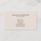 カスタムHouse Photo – エスティ実在スエージェント 名刺 (裏面)