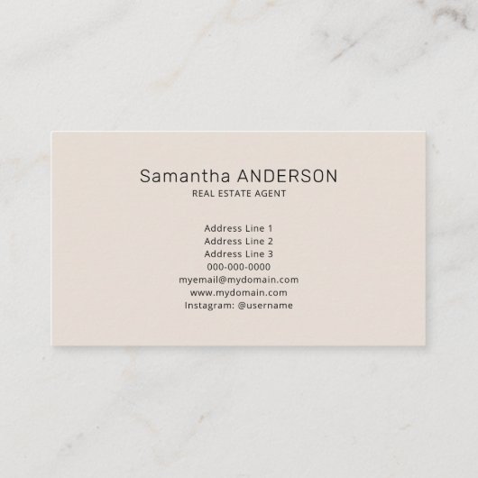 カスタムHouse Photo – エスティ実在スエージェント 名刺 (裏面)