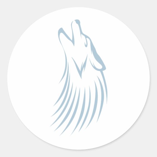 カスタムHowling Coyoteロゴ ラウンドシール (正面)