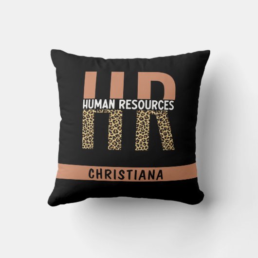 カスタムHR人事人事人事人事人事人事人事人事人事人事人事人事印刷HRギフト クッション (裏面)