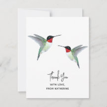 カスタムHummingbirdノートカード