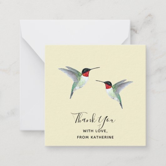 カスタムHummingbirdノートカード ノートカード (正面)