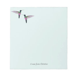 カスタムHummingbirdメモ帳 ノートパッド