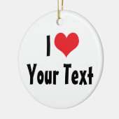 カスタムIラブオーナメント セラミックオーナメント (左)