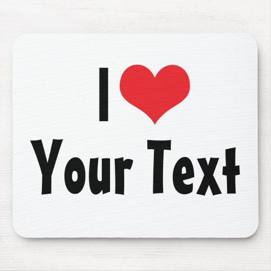 カスタムIラブマウスパッド マウスパッド (正面)