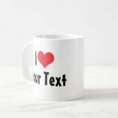 カスタムI Love Mag （両面） マグカップ (正面左)