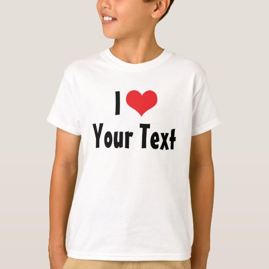 カスタムI Love Tシャツ (正面)
