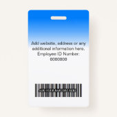 カスタムIDカード バッジ (裏面)