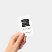 カスタムIDバッジ印刷パーソナライズされた従業員ID バッジ (手持ち)