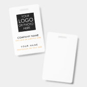 カスタムIDバッジ印刷パーソナライズされた従業員ID バッジ (正面＆裏面)