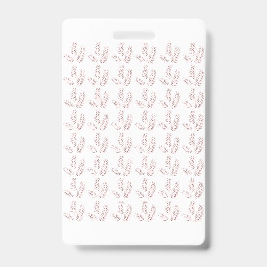 カスタムIDバッジ | 作業パーソナライズされたアクセス バッジ (正面)