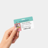 カスタムID識別カード 子供 男の子 女の子 バッジ (Handheld)