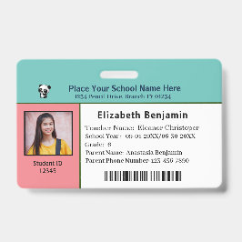 カスタムID識別カード 子供 男の子 女の子 バッジ