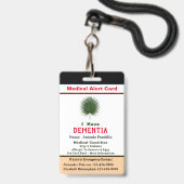 カスタムID識別子大人名 バッジ (正面（ネックストラップ付）)