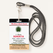 カスタムID識別子大人名 バッジ (正面ランヤード)