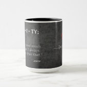 カスタムINFINITY Love you more Dictionary Definition マグカップ (中央)