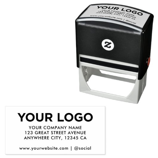 カスタムInlineロ企業のゴ差出人住所 セルフインキングスタンプ (インサイチュ)