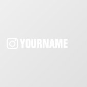カスタムinstagramの名前ウィンドウがロゴで固定 ウィンドウサイン (シート)