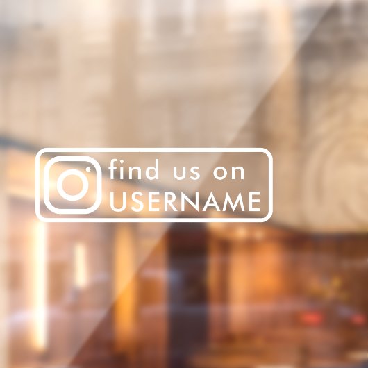 カスタムinstagramソーシャルメディアカーの窓シール ウィンドウサイン (シート2)