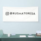 カスタムInstagramソーシャルメディアブランディングバナー 横断幕 (トレードショー)