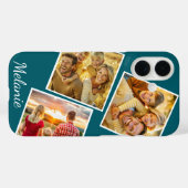 カスタムInstagramフォトコラージュの名パーソナライズされた前 Case-Mate iPhoneケース (裏面 (横))