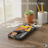 カスタムInstagramフォトコラージュの名パーソナライズされた前 Case-Mate iPhoneケース