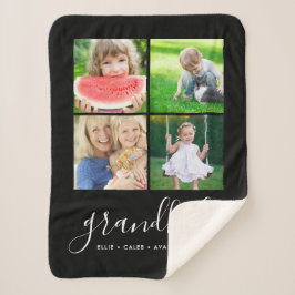 カスタムInstagramフォトコラージュの名前 シェルパブランケット