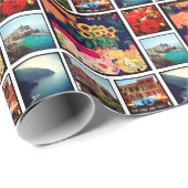 カスタムInstagramフォトコラージュ ラッピングペーパー (ロールコーナー)