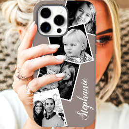 カスタムInstagramフォトコラージュ 名前入り iPhone 16ケース