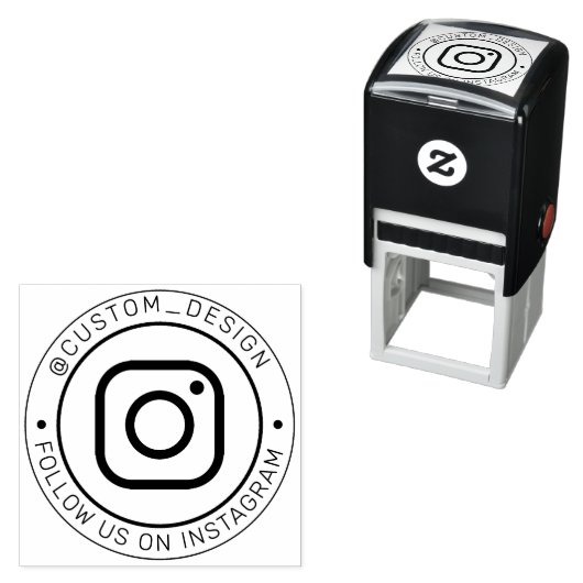 カスタムInstagramユーザー名 | Instagram後を追上で使用 セルフインキングスタンプ (インサイチュ)