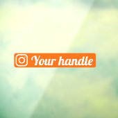 カスタムInstagramロゴハンドル オレンジ ウィンドウサイン (シート3)