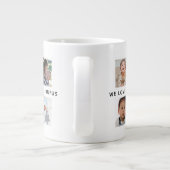 カスタムInstagram写真12枚コラージュ ジャンボコーヒーマグカップ (裏面)