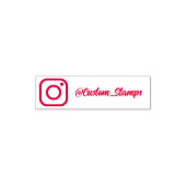 カスタムInstagram名後を追Instagram Self セルフインキングスタンプ (デザイン)