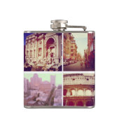 カスタムInstagram 7フォトフラスコ フラスク (裏面)