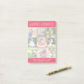 カスタムInstagram 9 Photo Collage ポストイット (デスク上)