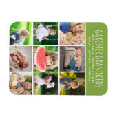 カスタムInstagram 9 Photo Collage マグネット (横)