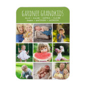 カスタムInstagram 9 Photo Collage マグネット (縦)