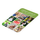 カスタムInstagram 9 Photo Collage マグネット (左側)