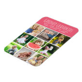 カスタムInstagram 9 Photo Collage マグネット (左側)