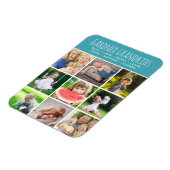 カスタムInstagram 9 Photo Collage マグネット (左側)