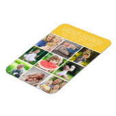 カスタムInstagram 9 Photo Collage マグネット (左側)