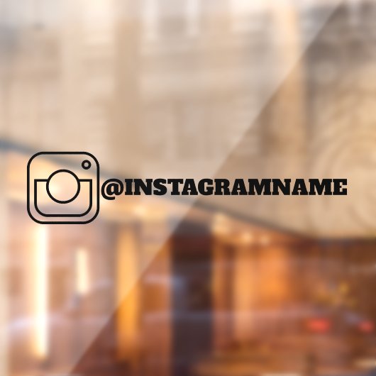 カスタムInstagram Social Media Carウィンドウシール ウィンドウサイン (シート2)
