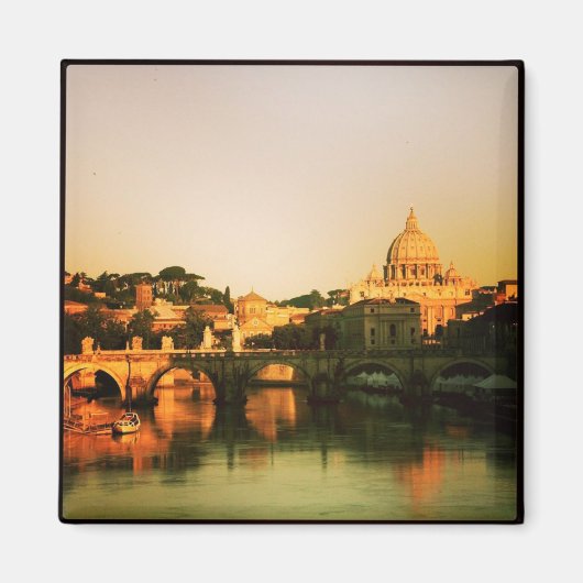 カスタムInstagram Travel Photo Keepsake マグネット (正面)