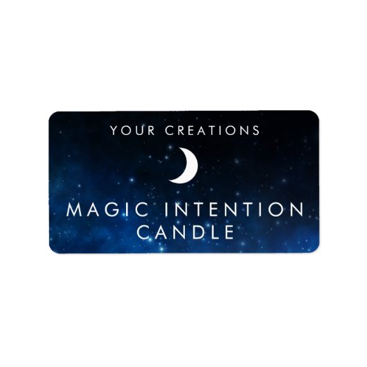 カスタムIntention Candleステッカーのラベル ラベル (正面)