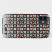 カスタムIphoneグレー白黒携帯電話ケース Case-Mate iPhoneケース (裏面(横))